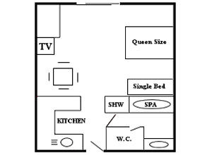 Studio Unit Floor Plan