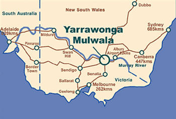 Yarrawonga Mulwala Map