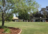 Looking towards driving range