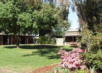 Looking towards units and recreation room